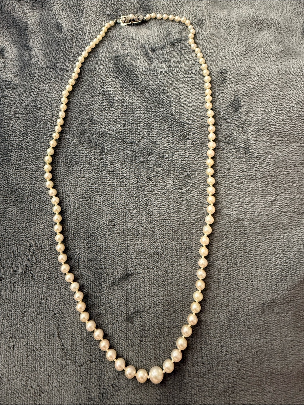 Mikimoto Pearl Strand Necklace! 21” WOW - Picture 2 of 11